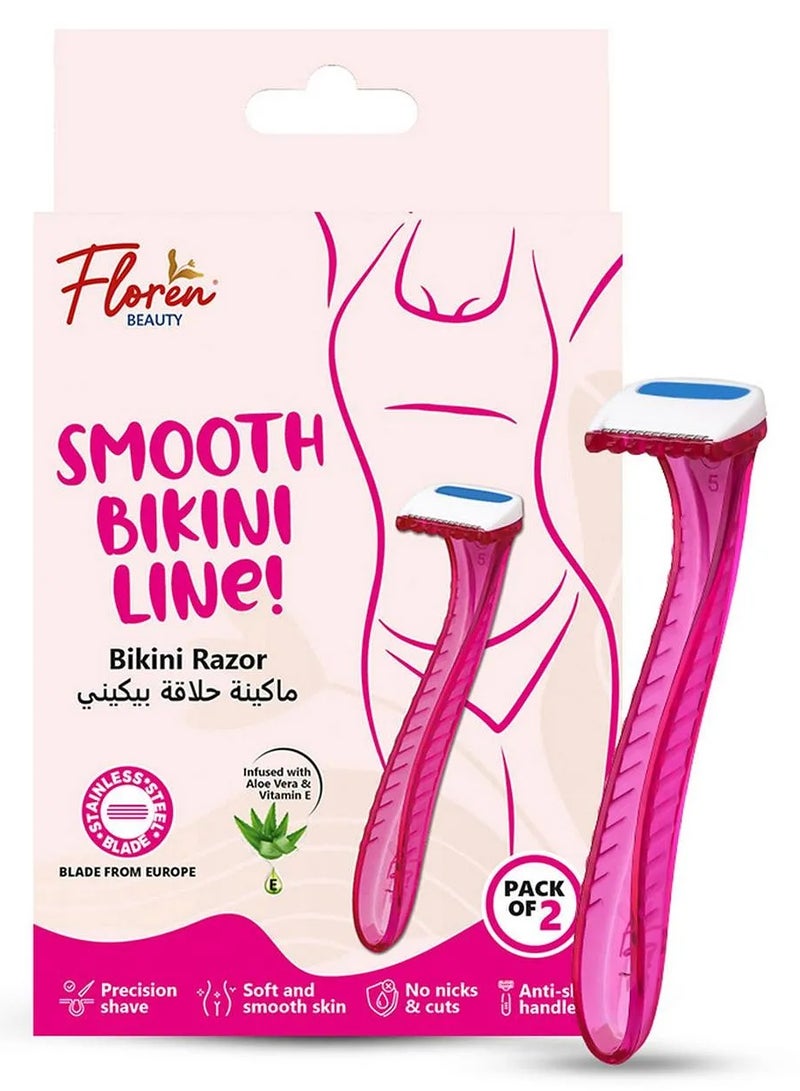 Floren Florin Women's Bikini Razor Blades - 2 Pack - Image 1